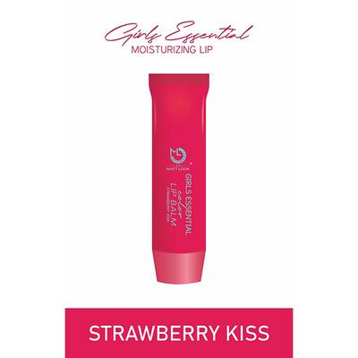 Matt Look Lip Makeup Girls Essential Colour Lip Balm Moisturizing Lip, Strawberry Kiss 3.5 gm - Lip Balms