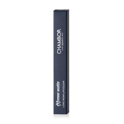 Chambor Extreme Matte Long Wear Lip Colour, Earthy Red No.06 2.8 gm - Lipsticks