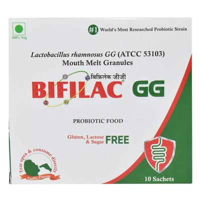 BIFILAC GG Sugar Free Vanilla Flavour Granules 0.75gm - Supplements-Sup