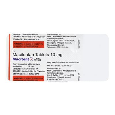 Macitent 10mg Tablet 10'S - Hypertension-Oah