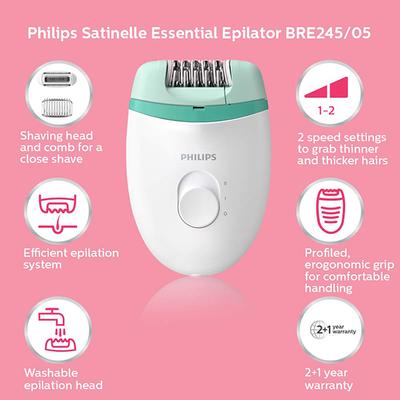 Philips Corded Compact Epilator BRE24500 - Shaving & Hair Removal