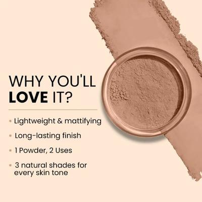 Lakme Absolute Loose Finishing Powder Almond 8 gm - Loose Powder