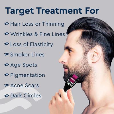 Gubb Derma Roller - Pink 540 Needles 0.5mm 1's - Derma Rollers