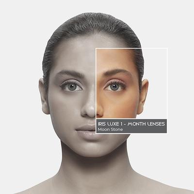 Pac Iris Luxe One Month Lenses (Moonstone) 1's - Eyecare Lenses