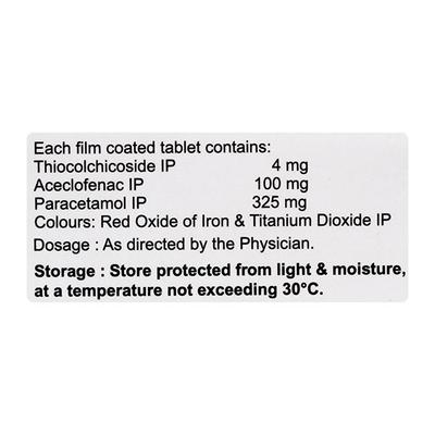 MYOSTAT P Tablet 10's - Muscle Spasm-Mus