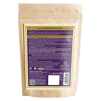 KHADI NATURAL INDIGO LEAF ORGANIC POWDER 100 gm - Powder