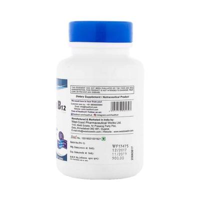 Healthvit Vitamin B12 2000mcg- Tablets 60's - Multi-Vitamins