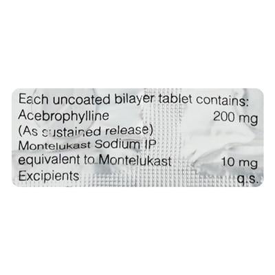 Montek AB Tablet 10'S - Asthma/COPD-Ast