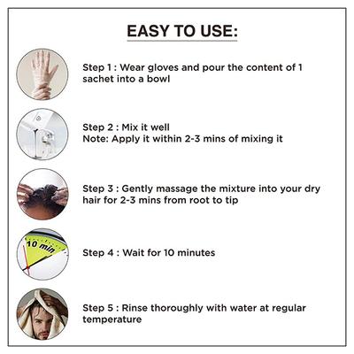 The Man Company Hair Colour Dye Shampoo Black (4 X 60ml) 1's - Crème