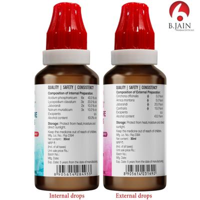 Bjain Omeo Hair Care Drops Combo 30 ml - Homeopathic Drops