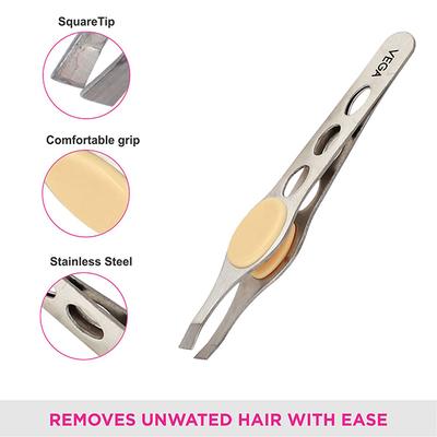 Vega Tweezer and Cotton Balls (VCP-06) 2's - Tweezers