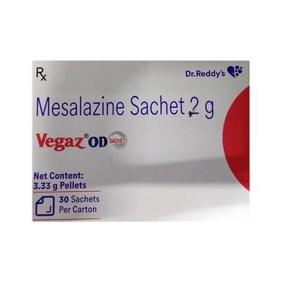VEGAZ OD Sachet 2gm - Ulcerative Colitis/Bowel Inflammatory Disease-GIT