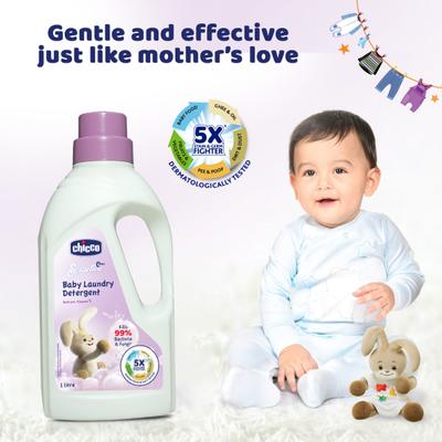 Chicco Sensitive 0M + Baby Laundry Detergent Delicate Flowers 1000 ml - Baby Detergents