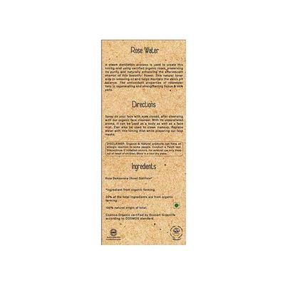 HM Herbal Me Certified Organic Rose Water 100ml - Masks & Peels