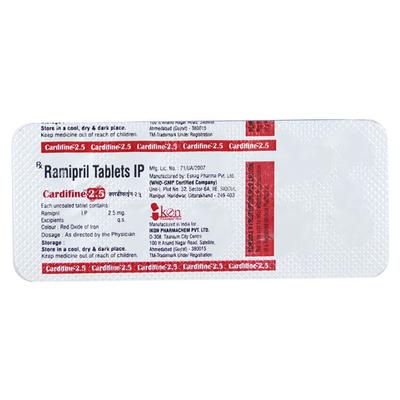 CARDIFINE 2.5 Tablet 10's - Hypertension-ACE