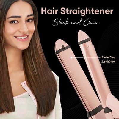 Vega Mini 3 in 1 Hair Styler- Mini Hair Straightener, Crimper & Curler for Women, (VHSCC-07) 401 gm - Straighteners