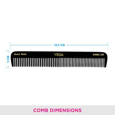 Vega Dressing Hair Comb, for Men and Women (VC2HMBC-103) 2's - Hair Combs
