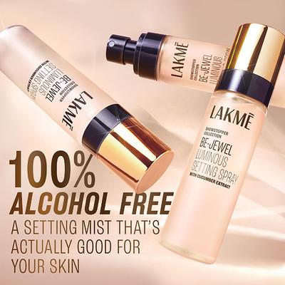 Lakme Be-Jewel Luminous Setting Spray, Weightless Mist, Up to 16 Hours Lock in 100 ml - Setting Spray