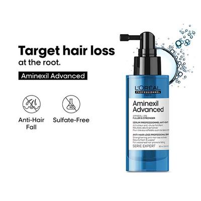 Loreal Professionnel Aminexil Advanced Anti Hair Loss Activator - for Hair Loss 90 ml - Hair Serums