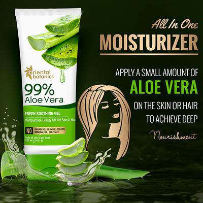 Oriental Botanics 99% Aloe Vera Fresh Soothing Gel 100 ml - Face Gels
