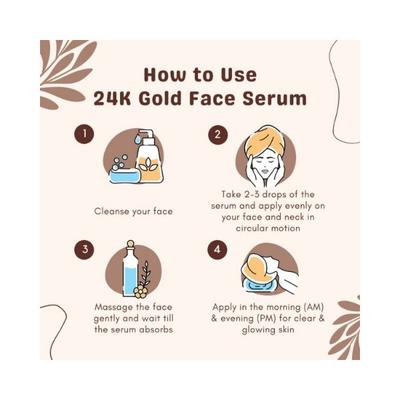 Essentia Extracts 24K Gold Face Serum 15 ml - Face Moisturizers