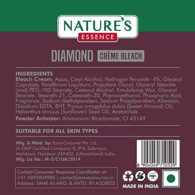 Nature's Essence Diamond Creme Bleach 21 gm - Face Bleach