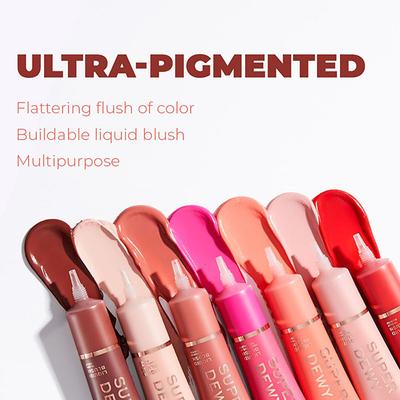 Makeup Revolution Superdewy Liquid Blush You Got Me Blushing 15 ml - Blushes