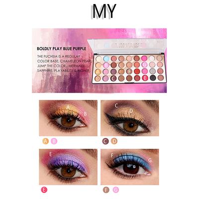 Miss Rose Professional 36 Color Eyeshadow Palette 7001 - 060 M2 20 gm - Face Palettes