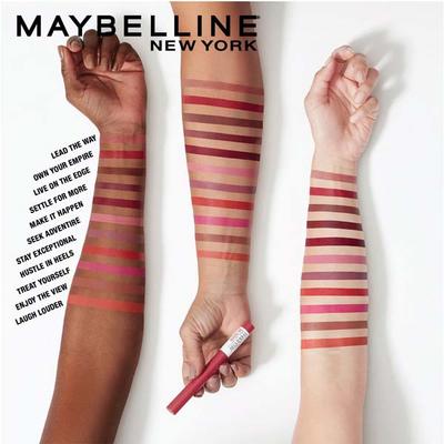 Maybelline New York Super Stay Crayon Lipstick, 40 Laugh Louder 1's - Lipsticks