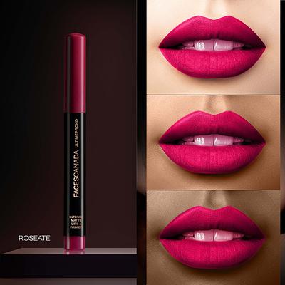 Faces Canada Ultime Pro HD Intense Matte Lips + Primer - Russet 29, 9HR Long Stay 1.4 gm - Lip Crayons
