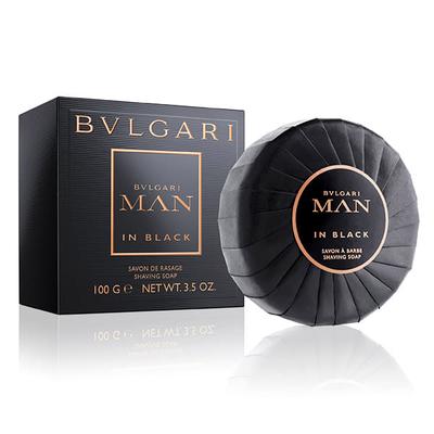Bvlgari Man In Black Shaving Soap 100 gm - Shaving Creams