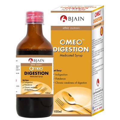 Bjain Omeo Digestion Medicated Syrup 100 ml - Speciality Medicine