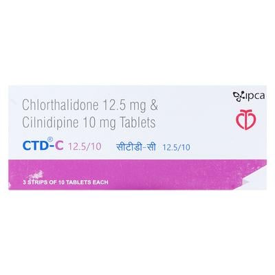 CTD C 12.5/10mg Tablet 10'S - Hypertension-Cal