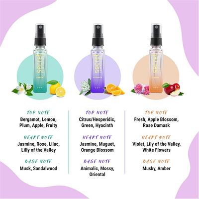 Secret Temptation Fragrancegift Set with Romance Adore And Dream Perfume 8ml Each 3's - Women Perfumes (Edt/Edp)