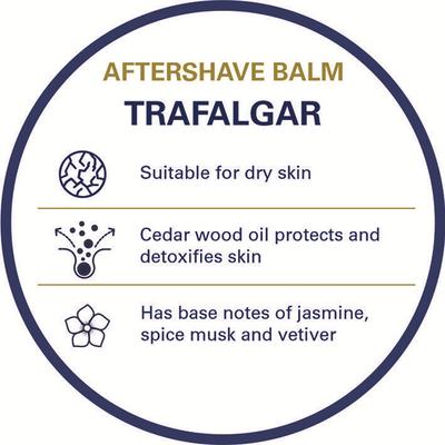 Truefitt and Hill Trafalgar Aftershave Balm Essential Grooming Collection 100 ml - Pre & Post Shaves