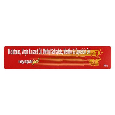 Myspar Gel 30gm - Pain relief-Nsa