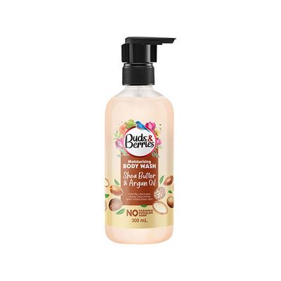 Buds & Berries Shea Butter and Argan Oil Body Wash 300 ml - Shower Gels & Body Wash
