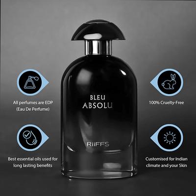 RiiFFS Bleu Absolu Eau De Parfume for men 100 ml - Men Perfumes (Edt/Edp)