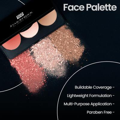 Star Struck By Sunny Leone Face Palette - Hippie-ish 12 g - Face Palettes