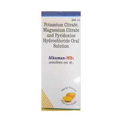 ALKAMAX MB6 MANGO FLAVOUR SUGAR FREE Oral Solution 200ml - Kidney Disease/Stones-Oth