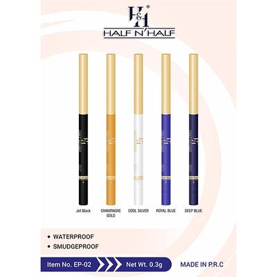 Half N Half One Stroke Defining Auto Eyeliner Kohl Kajal, Champagne Gold 0.3 gm - Kajal & Kohls