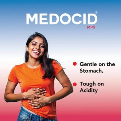 Medocid MPS Sugar Free Syrup - Mint Flavour 170 ml - Acidity & Gas Relief