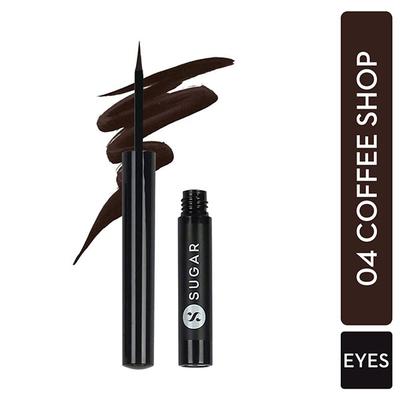 SUGAR Cosmetics Eye Warned You So! Double Matte Eyeliner - 04 Coffee Shop 1.7 ml - Eyeliners