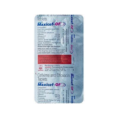 MAXICEF OF Tablet 10's - Bacterial Infections-Cep