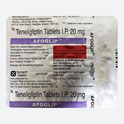 AFOGLIP Tablet 30's - Diabetes-Ant