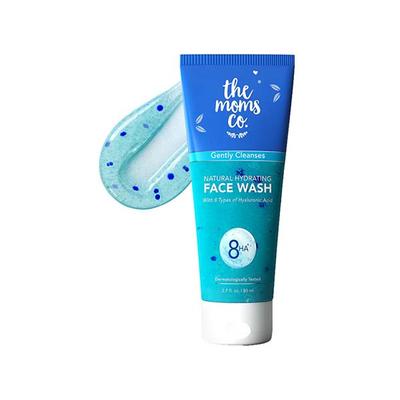 The Moms Co Natural Hydrating Face Wash with 8 Types of Hyaluronic Acid and White Mushrooms 80 gm - Face Wash & Cleansers