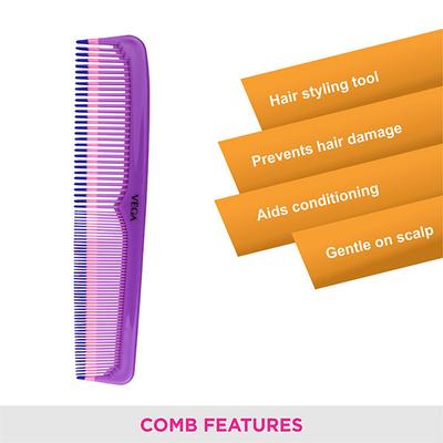 Vega Grooming Comb (Large) (1299) 32 gm - Hair Combs