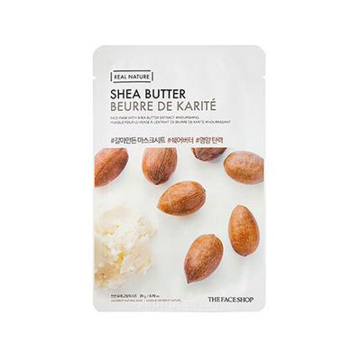 The Face Shop Real Nature Shea Butter Face Mask 20 Gm - Body Butter
