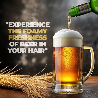 Beardo Mens Beer Shampoo Shiny and Bouncy Hair Tea Tree Oil, Calendula Oil and Aloe Vera 200 ml - Shampoos