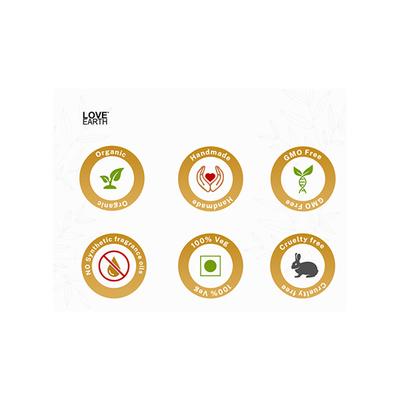 Love Earth 24K Gold Glass Face Oil for Skin Brightening, Pigmentation, Anti-Aging 30 ml - Face Serum